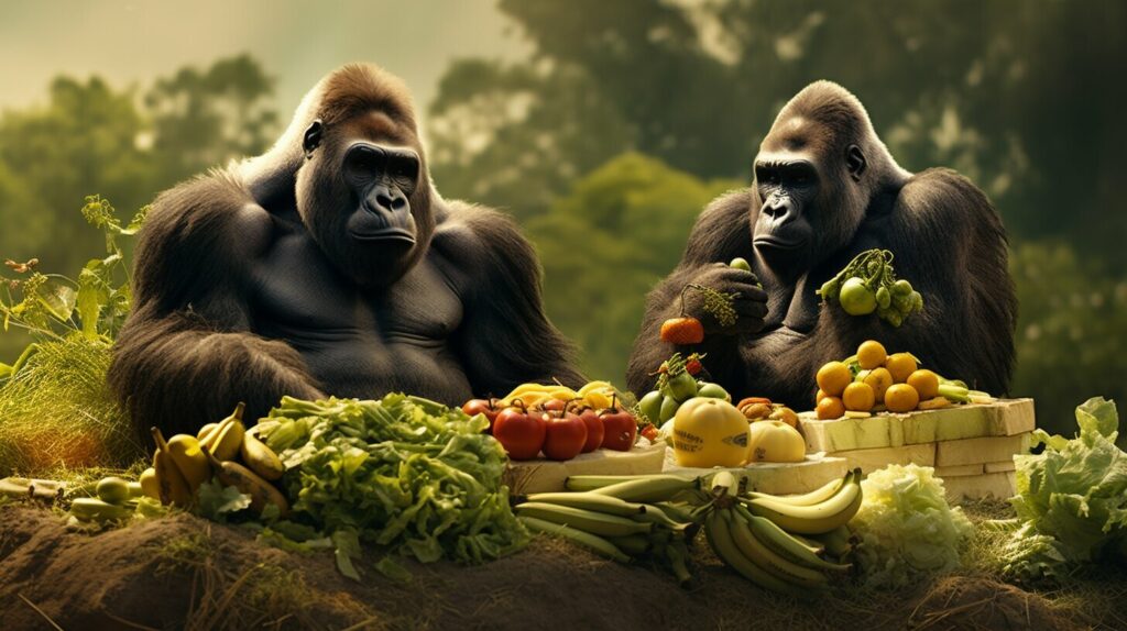 Rhino Vs Gorilla Diet