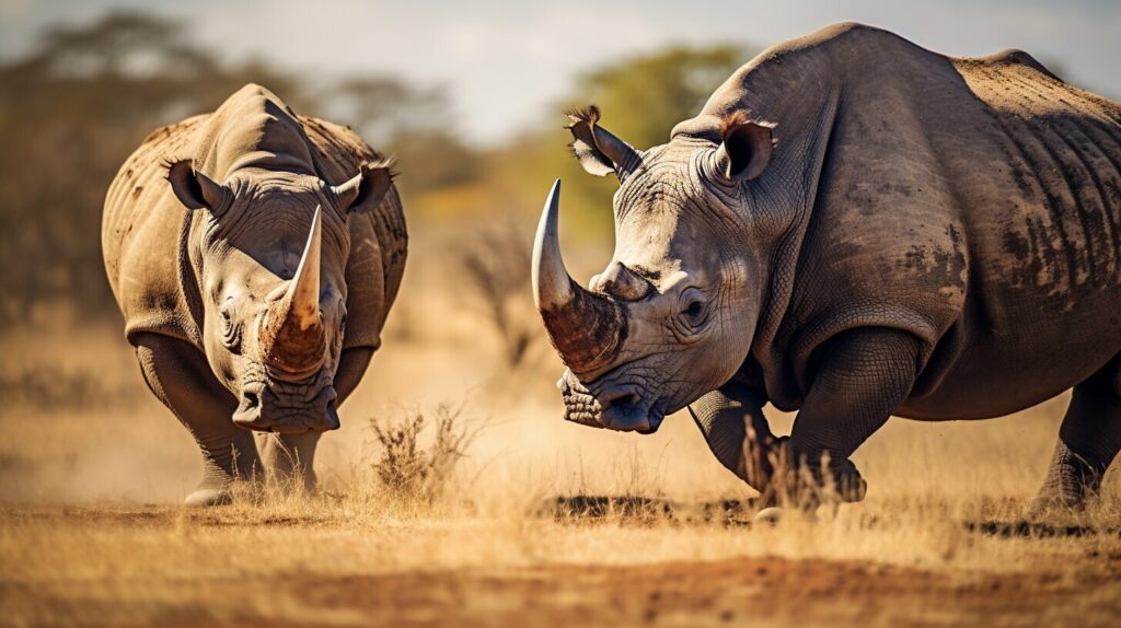 Rhino Vs Lion Prey and Hunting Strategies